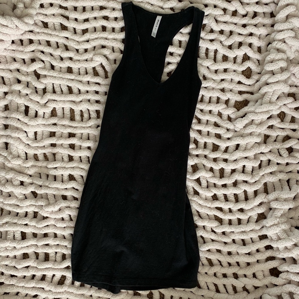 Black RVCA bodycon dress